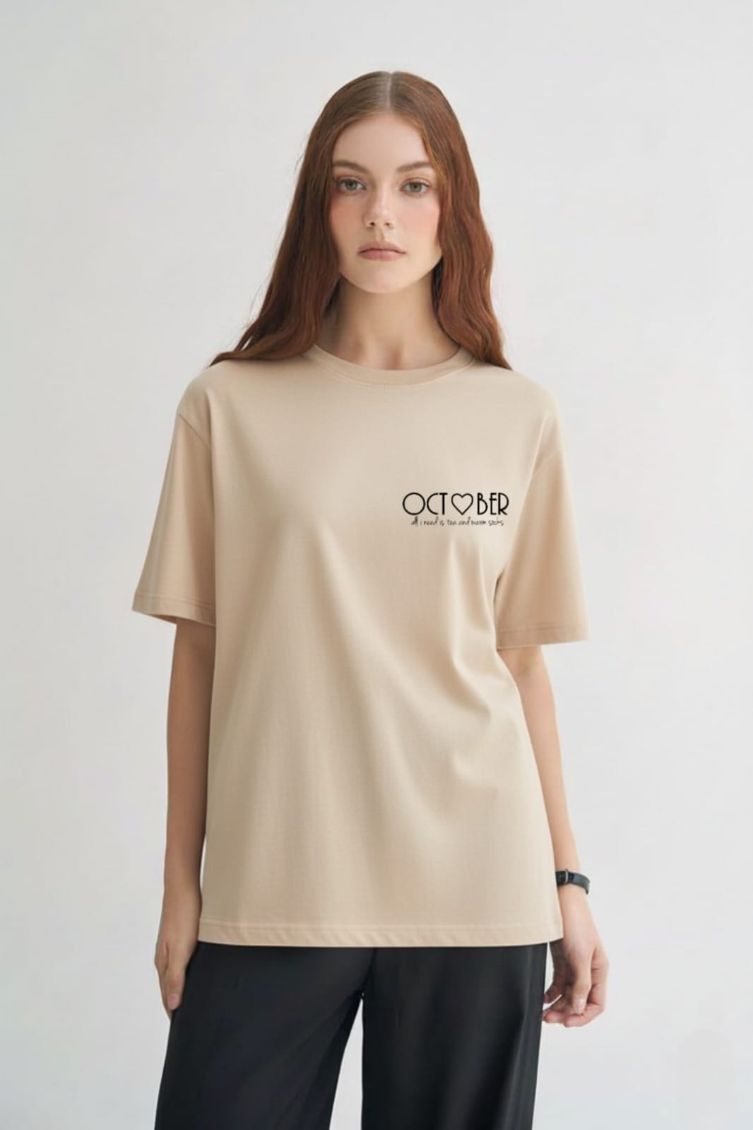 October Floral Regular T-shirt