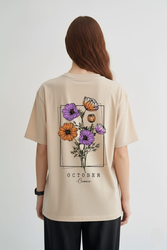 October Floral Regular T-shirt