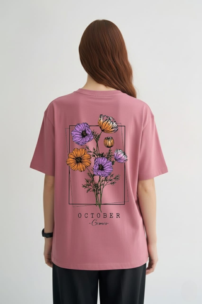 October Floral Regular T-shirt