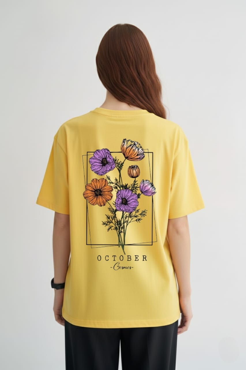 October Floral Regular T-shirt
