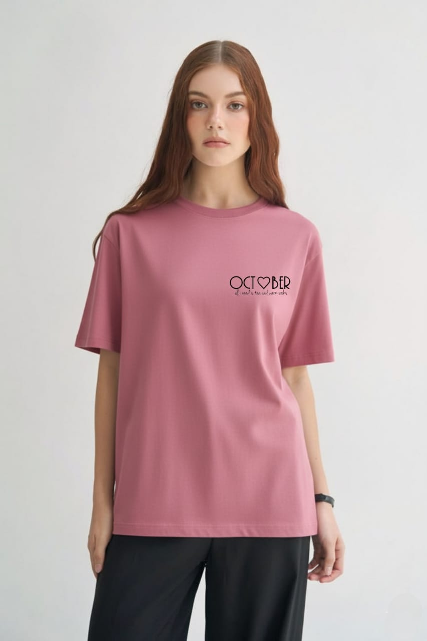 October Floral Regular T-shirt