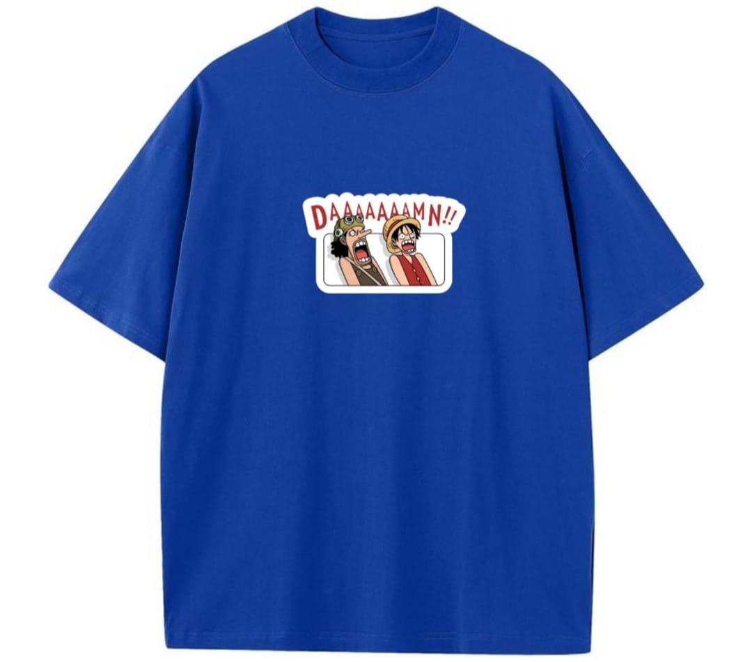 DAAAAAAAMN!! Squad Unisex Oversized T-shirt