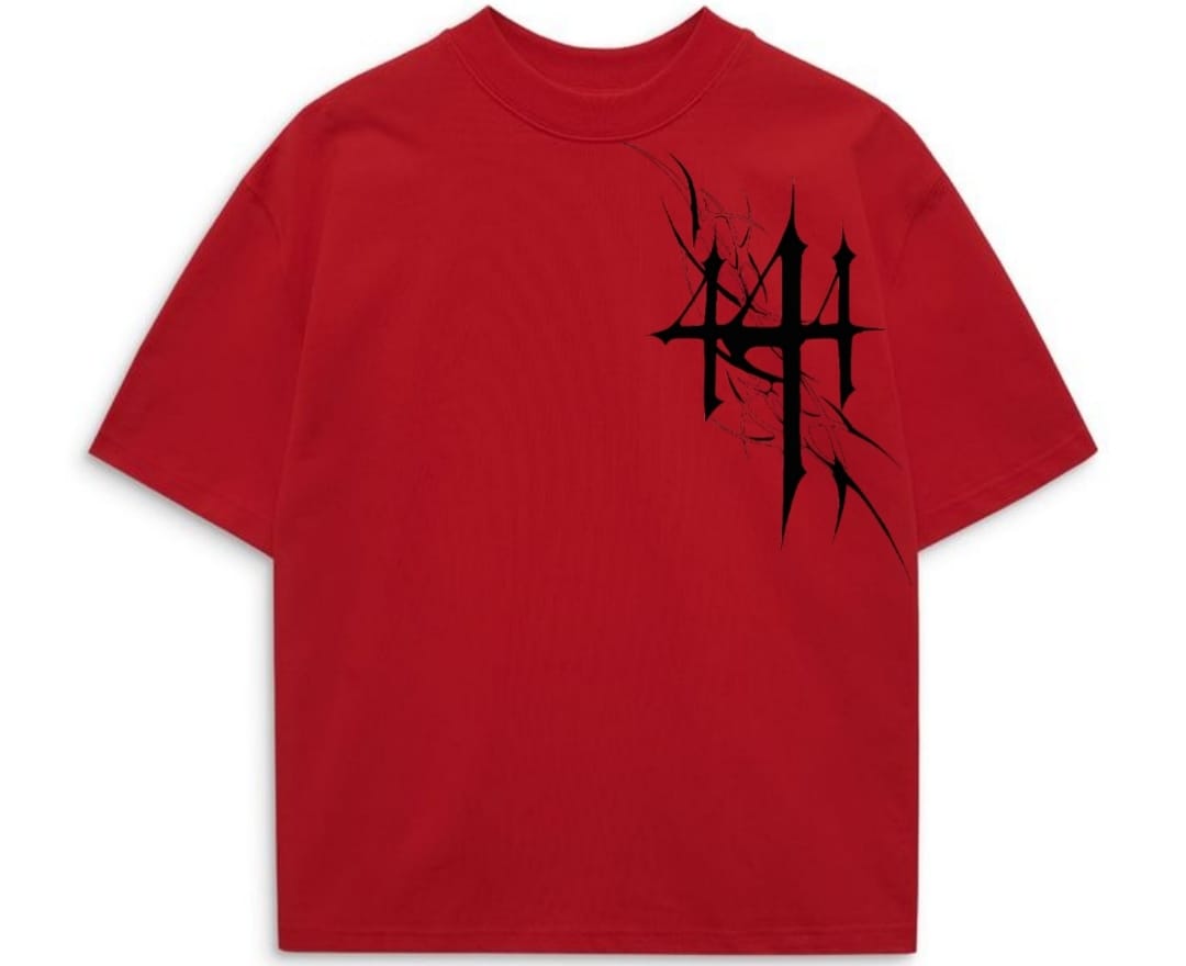 Gothic Flame Unisex Oversized T-shirt