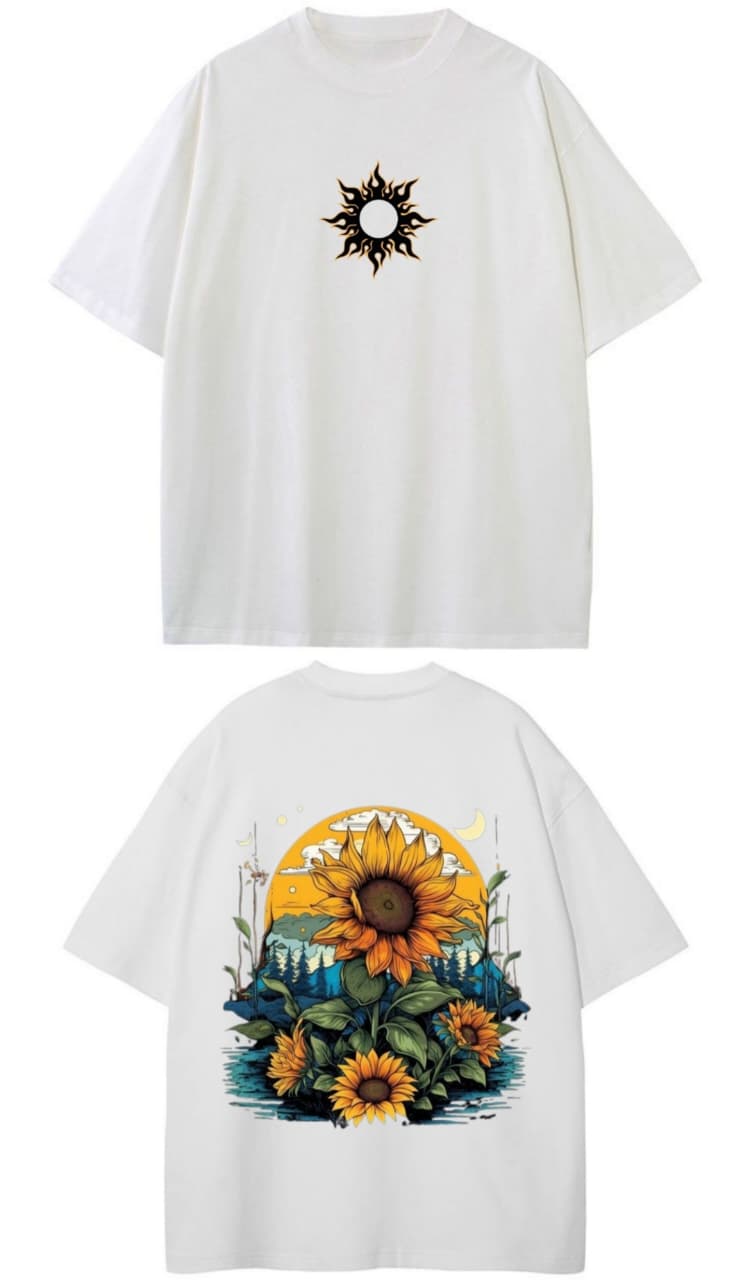 Sunflower Spirit Oversized T-shirt