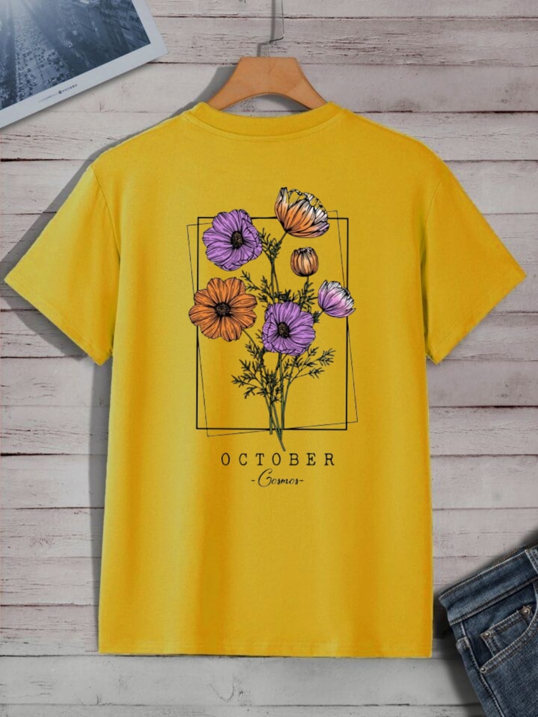 October Floral Regular T-shirt