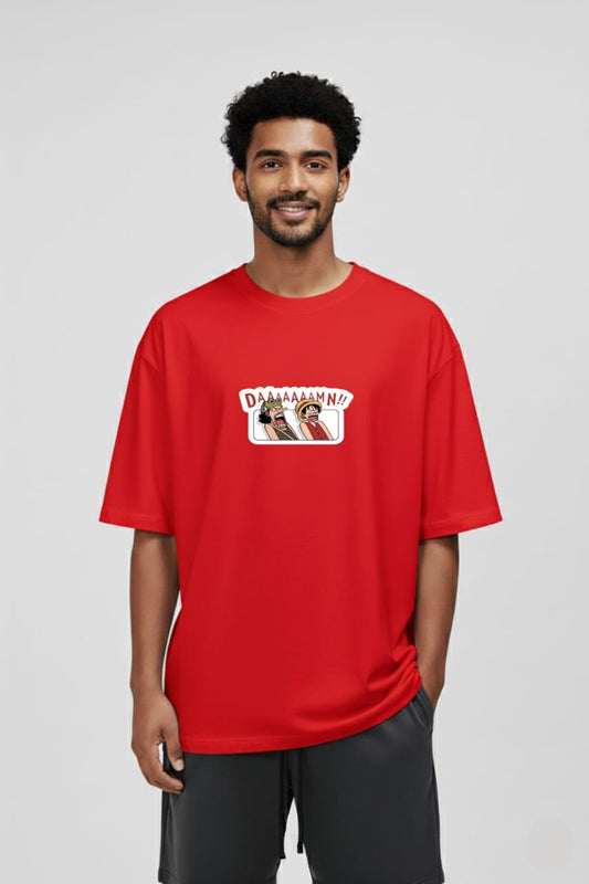 DAAAAAAAMN!! Squad Unisex Oversized T-shirt