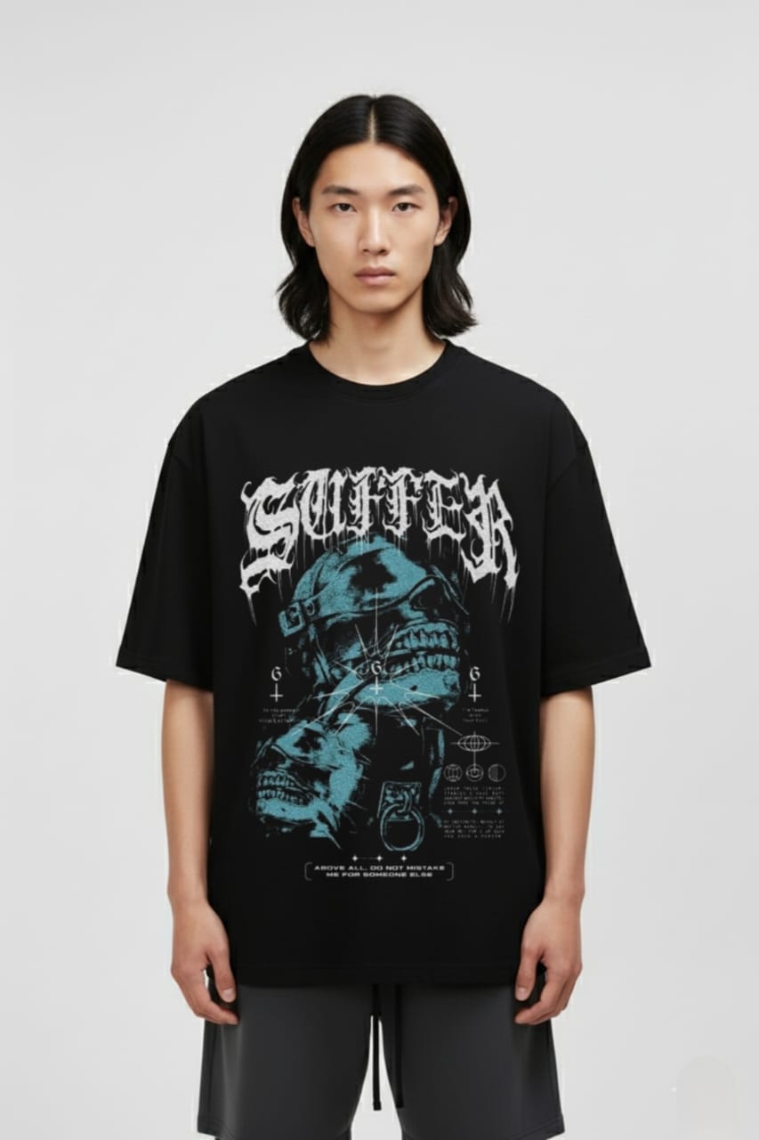 Grunge Apocalypse Oversized T-shirt