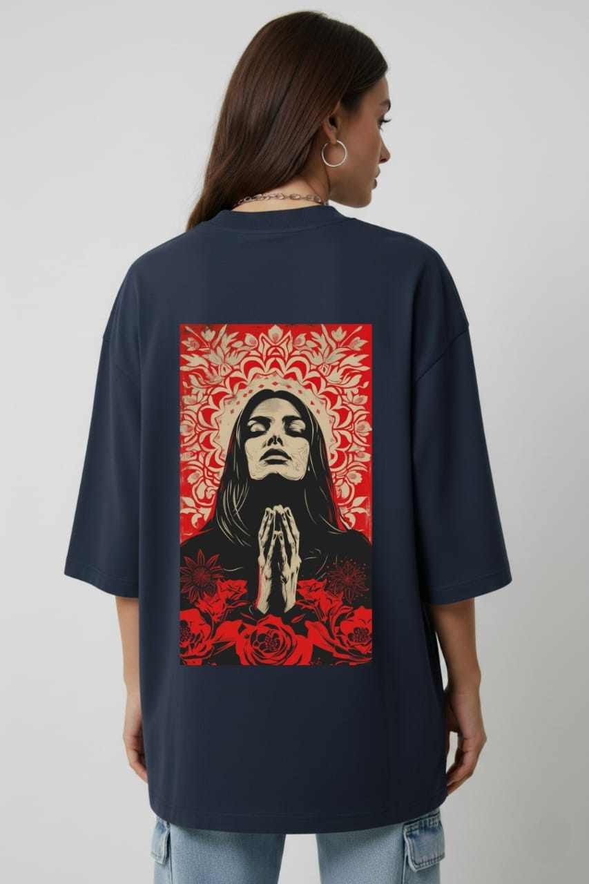 Sacred Rose Oversized T-shirt